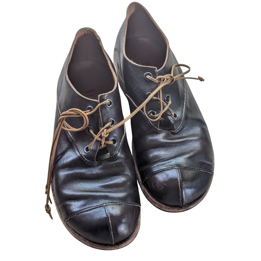 Cydwoq Wolf Womens Brown Leather Lace Up Oxfords Shoes Size 36 Hand Made USA 6 - Picture 10 of 11
